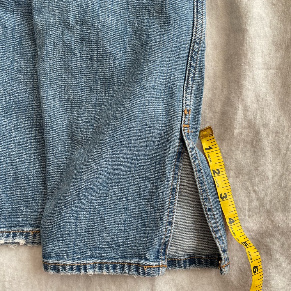 Abercrombie & Fitch Skinny High Rise Jean with Split Hem